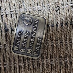 BP Whiting Refinery Modernization Project Belt Buckle